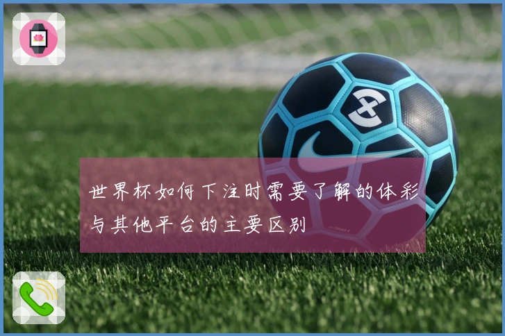 世界杯如何下注时需要了解的体彩与其他平台的主要区别