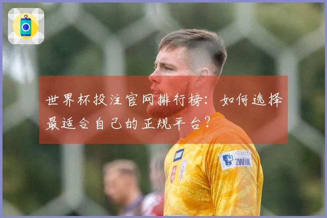 世界杯投注官网排行榜：如何选择最适合自己的正规平台？